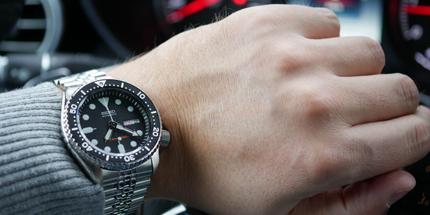 Seiko SKX007 na původním Jubilee tahu