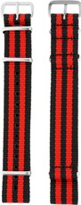 Dámský textilní červený řemínek k hodinkám Prim RN.15816.90