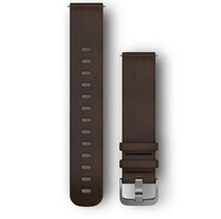 Kožený řemínek Garmin 20mm, Brown, Quick Release, 010-12691-01