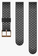 Silikonový řemínek k hodinkám Suunto 3 Fitness Black/Copper S+M 20mm