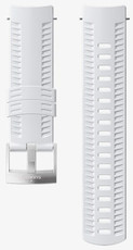 Silikonový řemínek k hodinkám Suunto Spartan Sport Wrist HR/Baro a Suunto 9 White/Steel M 24mm