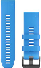 Silikonový řemínek Garmin 26mm, Cyan Blue, QuickFit, 010-12741-02