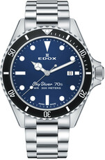 Edox SkyDiver 70s Date Quartz 53017-3nm-bui