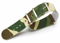 Nylonový řemínek Ricardo Kronplatz, maskáčový, NATO