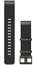 Nylonový řemínek Garmin 22mm, Black, QuickFit, 010-12738-03