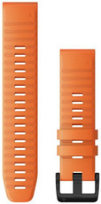 Silikonový řemínek Garmin 22mm (pro Garmin Fenix 8/7/6 (47mm), Epix 2 aj.), oranžový, QuickFit, 010-12863-01