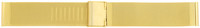 Unisex kovový zlatý náramek na hodinky AU-20