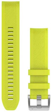 Silikonový řemínek Garmin 22mm, Yellow, 010-12738-16