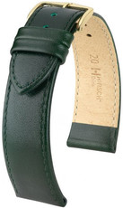 Kožený řemínek Hirsch Osiris L 03475040-1, zelený, teletina, délka L, Quick Release