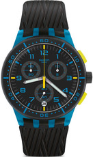 Swatch Blue Tire Men Quartz SUSS402