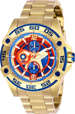 Invicta Marvel Lady Quartz 27019 Captain America Limited Edition 4000pcs