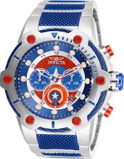 Invicta Marvel Men Quartz Chronograph 27965 Captain America Limited Edition 4000pcs