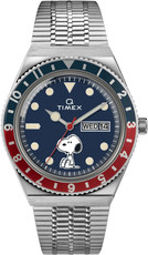 Timex Q Timex Reissue TW2U71300 Peanuts 70th Anniversary Snoopy