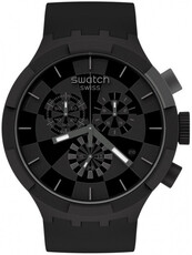 Swatch Checkpoint Black Chronograph SB02B400