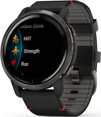 Garmin Venu 2 Slate / Black Leather Band (Premium) + náhradní silikonový řemínek