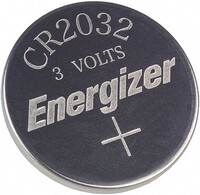 Knoflíková lithiová baterie Energizer 3V (typ CR2032)