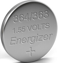 Knoflíková stříbrozinková baterie Energizer 1,5V (typ 364)