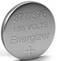 Knoflíková stříbrozinková baterie Energizer 1,5V (typ 377)