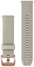 Silikonový řemínek Garmin 20mm, Light Sand, Quick Release, 010-13114-02