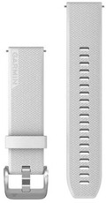 Silikonový řemínek Garmin 20mm, White, Quick Release, 010-13114-01