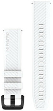 Silikonový řemínek Garmin 20mm, White, Quick Release, 010-13076-02
