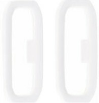 Silikonové poutko Garmin (pro QuickFit 20), white, 2ks