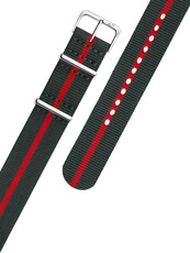 Červeno šedý textilní řemínek Morellato Band 3972A74.807 M