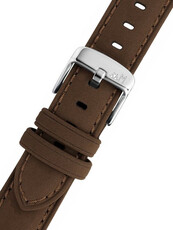 Kožený řemínek Morellato Flake 5615D60.032 M, hnědý, recyklovaný materiál