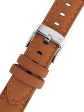 Kožený řemínek Morellato Flake 5615D60.037 M, hnědý, recyklovaný materiál