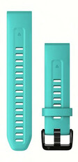 Silikonový řemínek Garmin 20mm, Aqua, QuickFit, 010-13102-05