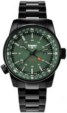 Traser P68 Pathfinder GMT Green s kovovým náramkem 109525
