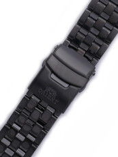 Ocelový náramek Orient PDDRF0Z 22mm (pro model FFA05), černý