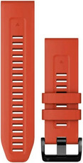 Silikonový řemínek Garmin 26mm, Flame Red, QuickFit, 010-13117-04