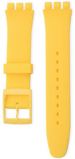 Silikonový řemínek Ricardo Barletta 17mm (pro Swatch), žlutý