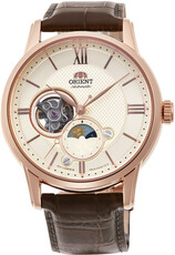 Orient Classic Sun and Moon Open Heart Automatic RA-AS0009S10B