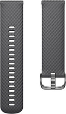 Řemínek Quick Release 20mm, silikonový, černý, černá přezka (Garmin Venu, Venu Sq, Venu 2 plus aj.)