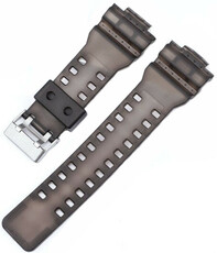 Plastový řemínek Ricardo Felino 16mm (pro Casio G-Shock GA-100, GA-110, GD-120, GLS-100), černý V1