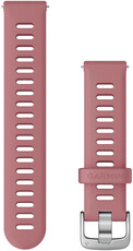 Silikonový řemínek Garmin 18mm, Pink, Quick Release, 010-11251-3H