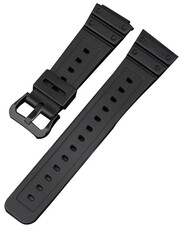 Řemínek pro Casio G-Shock, silikonový, černý, černá přezka (pro modely GA-2100/2110, DW-5600, GW-6900)