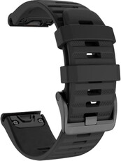Silikonový řemínek Ricardo Livigno 22mm, Black, QuickFit