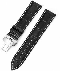 Kožený řemínek Ricardo Arsie premium, černý, Quick Release