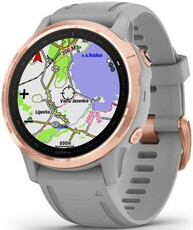Garmin Fenix 6S PRO Sapphire, RoseGold/Gray Band (MAP/Music) (II. Jakost)