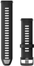 Silikonový řemínek Garmin 22mm (pro Forerunner), Black/Powder Grey, 010-11251-9Y
