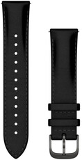 Kožený řemínek Garmin 20mm, Black, Quick Release, 010-12932-62