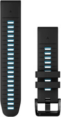 Silikonový řemínek Garmin 22mm (pro Garmin Fenix 8/7/6 (47mm), Epix 2 aj.), černý V5, QuickFit, 010-13280-05