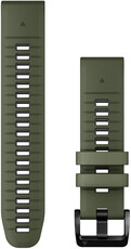 Silikonový řemínek Garmin 22mm (pro Garmin Fenix 8/7/6 (47mm), Epix 2 aj.), zelený, QuickFit, 010-13280-07
