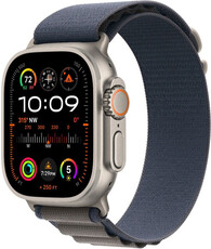 Apple Watch Ultra 2 GPS + Cellular, 49mm titanové pouzdro s modrým alpským tahem - S