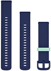 Silikonový řemínek Garmin 20mm, Captain Blue, Quick Release, + prodloužená část, 010-12932-32