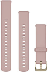 Silikonový řemínek Garmin 18mm, Dust Rose, Quick Release, + prodloužená část, 010-13256-03
