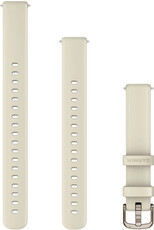 Silikonový řemínek Garmin 14mm (pro Lily 2), Coconut, Quick Release,+ prodloužená část, 010-13302-00